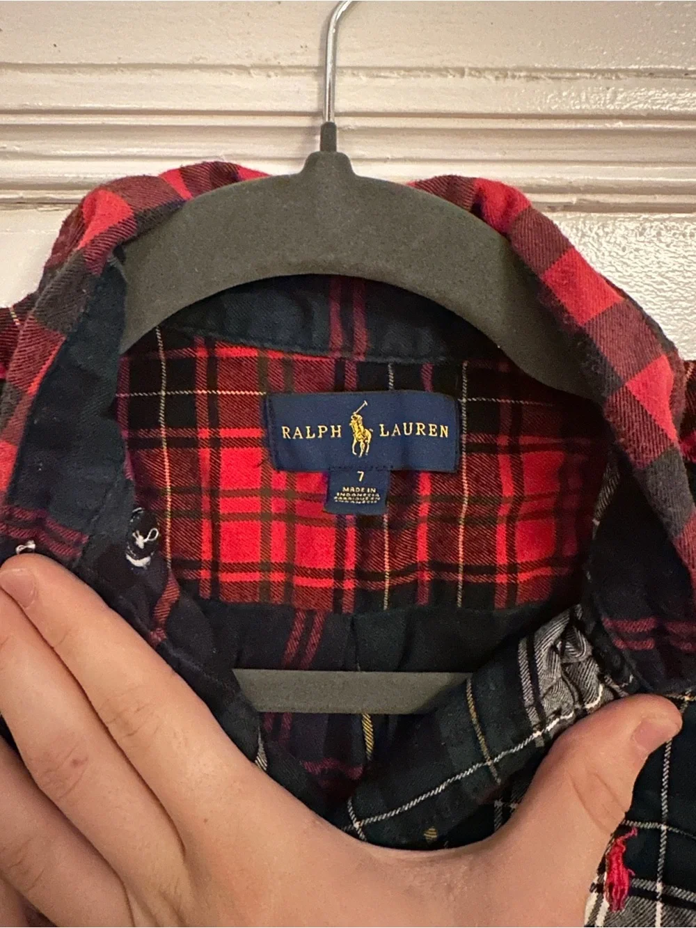 Ralph Lauren Men's Multi-Plaid Button-Down Shirt - Red, Navy, Green, Cream